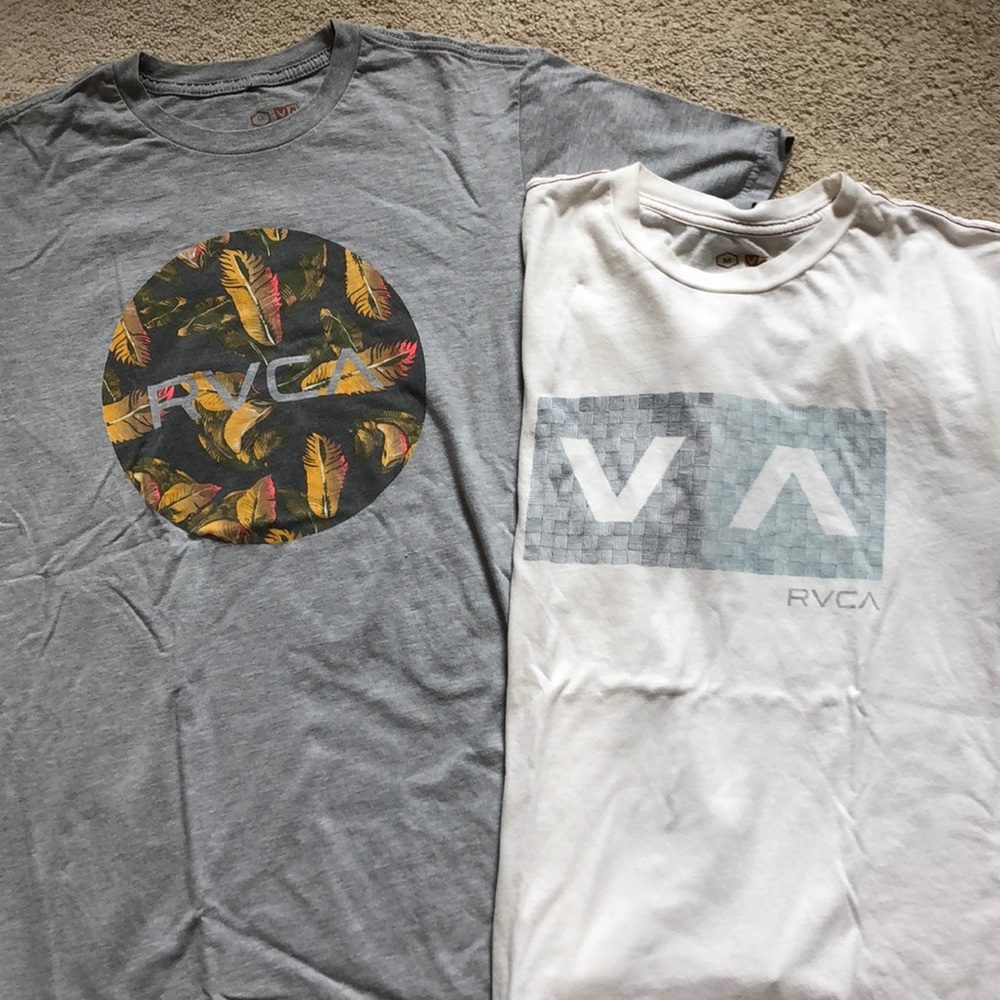 Two RVCA tees